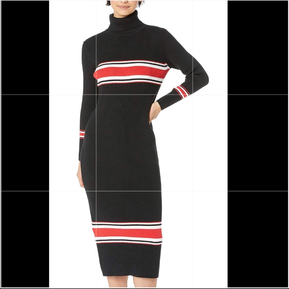 Free People Womens Sport Stripe Sweater Dress